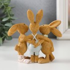 Фигурка полистоун «Зайчата: три друга», 11.5×5×11 см - Фото 3