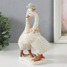 Фигурка полистоун «Гусь с гусыней: объятия», 14.5×8×18.5 см - Фото 4