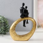 Фигурка полистоун «Абстракция. Чтение книги», золото с чёрным, 18.5×6×25 см - Фото 3