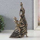 Фигурка полистоун «Мама и дочка», под бронзу - Фото 1