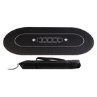 Сукно для покера, прорезиненное, 120×60 см, толщина 3 мм, черное - Фото 2