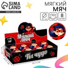 Мяч детский мягкий «Ты-чудо», 10 см, в шоубоксе - Фото 1