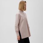 Рубашка женская удлиненная MINAKU: Casual Collection цвет серо-розовый, р-р 44 10120964 - фото 11962831