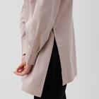 Рубашка женская удлиненная MINAKU: Casual Collection цвет серо-розовый, р-р 44 10120964 - фото 11962832