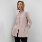 Рубашка женская удлиненная MINAKU: Casual Collection цвет серо-розовый, р-р 44 10120964 - фото 12346093