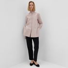 Рубашка женская удлиненная MINAKU: Casual Collection цвет серо-розовый, р-р 44 10120964 - фото 12346094