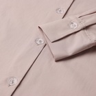 Рубашка женская удлиненная MINAKU: Casual Collection, размер 48, серо-розовый - Фото 10