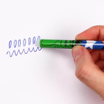 Ручка пиши стирай, 2 штуки, «Мстители»