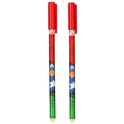 Ручка пиши стирай, 2 штуки, «Мстители»