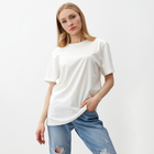 Футболка женская, цвет молочный, размер 48 - фото 23559726