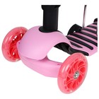 Самокат 5 в 1 GRAFFITI, колёса световые PU 120/80 мм, уценка - Фото 5