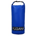 Гермомешок YUGANA, ПВХ, водонепроницаемый 30 литров, один ремень, синий - фото 8598832