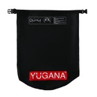 Гермомешок YUGANA, ПВХ, водонепроницаемый 40 литров, один ремень, черный - фото 8627739