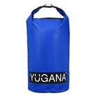 Гермомешок YUGANA, ПВХ, водонепроницаемый 30 литров, два ремня, синий - фото 8613219