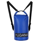 Гермомешок YUGANA, ПВХ, водонепроницаемый 30 литров, два ремня, синий - Фото 15