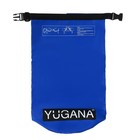 Гермомешок YUGANA, ПВХ, водонепроницаемый 30 литров, два ремня, синий - Фото 11