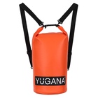 Гермомешок YUGANA, ПВХ, водонепроницаемый 30 литров, два ремня, оранжевый - Фото 15
