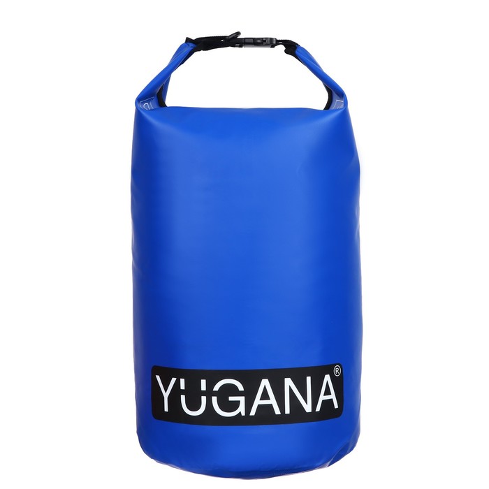 Гермомешок YUGANA, водонепроницаемый 40 литров, два ремня, синий