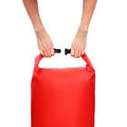 Гермомешок YUGANA, ПВХ, водонепроницаемый 40 литров, два ремня, красный - фото 8627758