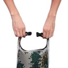 Гермомешок YUGANA, ПВХ, водонепроницаемый 10 литров, один ремень, камуфляж - Фото 12