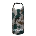 Гермомешок YUGANA, ПВХ, водонепроницаемый 20 литров, один ремень, камуфляж - фото 8613325