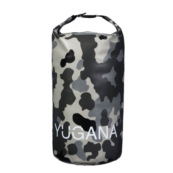 Гермомешок YUGANA, водонепроницаемый 30 литров, один ремень, камуфляж