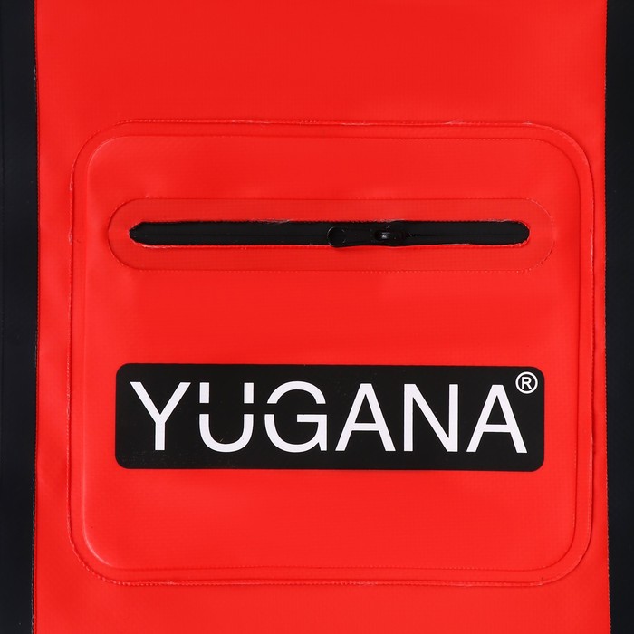 Герморюкзак YUGANA, ПВХ, водонепроницаемый 20 литров, красный - фото 1907965101
