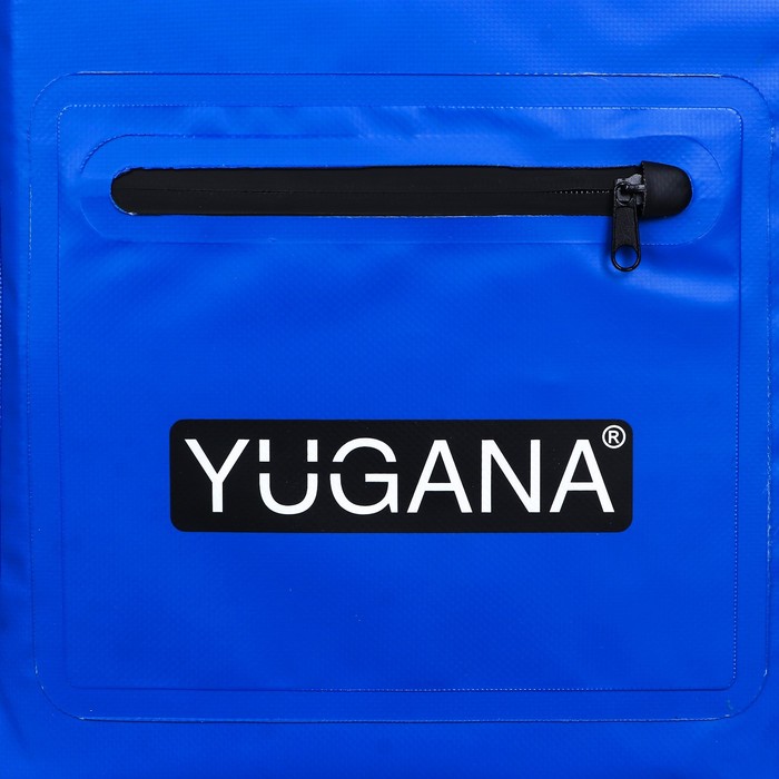 Герморюкзак YUGANA, ПВХ, водонепроницаемый 30 литров, синий - фото 1907965121