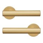 Комплект раздельных ручек ALLUR ART COLLECTION PARADISO MSG (52170), цвет матовое золото  (артикул 10249586)  большой выбор товаров оптом и в розницу по низким ценам с доставкой