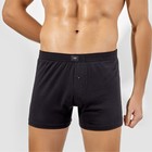 Трусы мужские шорты, цвет чёрный, размер 58 (4XL) - фото 8432146