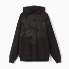 Толстовка мужская НАЧЁС, цвет чёрный, размер 50 (L) - фото 23446011