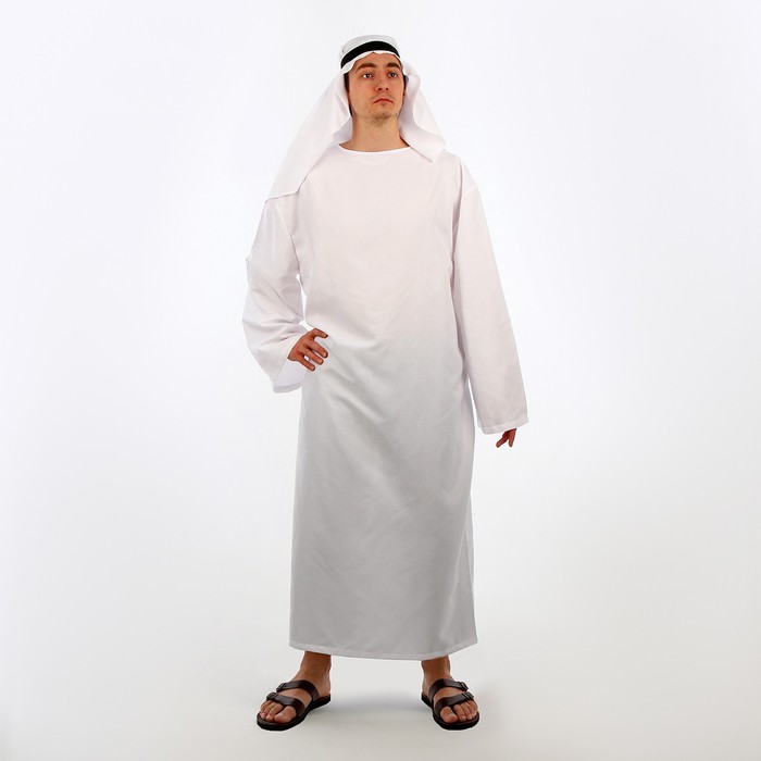 Карнавальный костюм «Шейх», балахон, головной убор, р. 46-48 - фото 1882951922