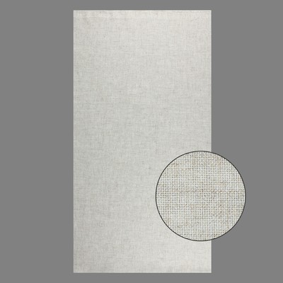 Канва для вышивания, равномерного переплетения, 40 × 150 см, цвет бежевый