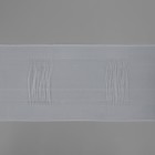 Шторная лента классическая, органза, 12 см, 50 ± 1 м, цвет прозрачный - фото 8207156