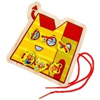 Игрушка деревянная шнуровка «Домик котов» «Три Кота» - Фото 1