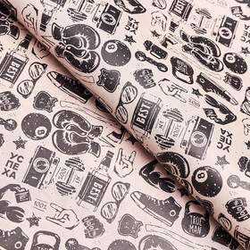 Бумага упаковочная, глянцевая «Ты круче всех», двусторонняя, 50?70 см (комплект 10 шт)