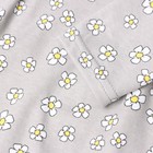 Платье для девочки, цвет серый/цветочки, рост 98 см - фото 23436576