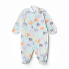 Комбинезон детский с закрытой ручкой, цвет микс, рост 62 см - фото 25375045