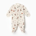 Комбинезон детский с закрытой ручкой, цвет микс, рост 62 см - фото 25375048