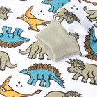 Пижама детская, цвет хаки/динозавры, рост 98 см - Фото 3
