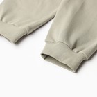 Пижама детская, цвет хаки/динозавры, рост 110 см - фото 23436674