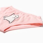 Трусы для девочки, цвет персиковый, рост 122 см - фото 23493696