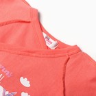 Боди детское, НАЧЁС, цвет коралловый, рост 56-62 см (0-3 мес) - Фото 2