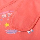 Боди детское, НАЧЁС, цвет коралловый, рост 56-62 см (0-3 мес) - Фото 3