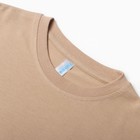 Лонгслив детский, цвет бежевый, рост 128 см - фото 23493764