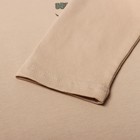 Лонгслив детский, цвет бежевый, рост 128 см - фото 23493765