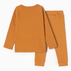 Комплект детский (лонгслив, штанишки), цвет охра, рост 86 см - Фото 7