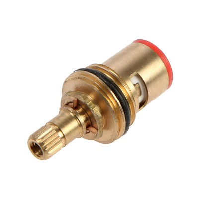 Кран-букса ZEIN, 1/2" под крест, шток 8×20 шлицов, угол поворота 180 град, латунь, керамика