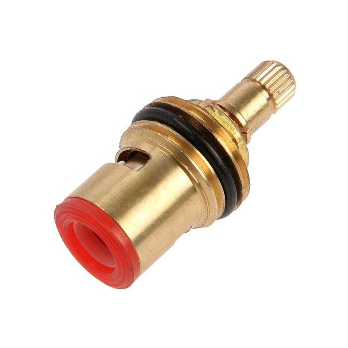 Кран-букса ZEIN, 1/2" под крест, шток 8*24 шлицов, угол поворота 180 град, латунь, керамика - Фото 1