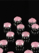 Стразы пришивные «Шатон», круглые, в цапах, d=10 мм, 20 шт., розовые - Фото 3